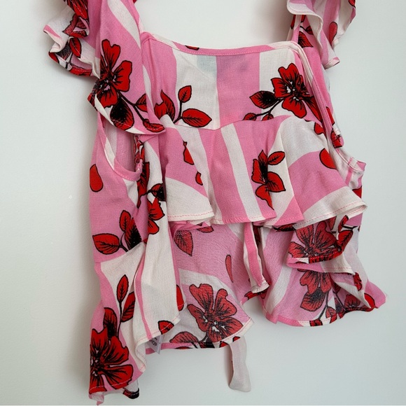 Top shop Cropped Flutter Top - Picture 10 of 14